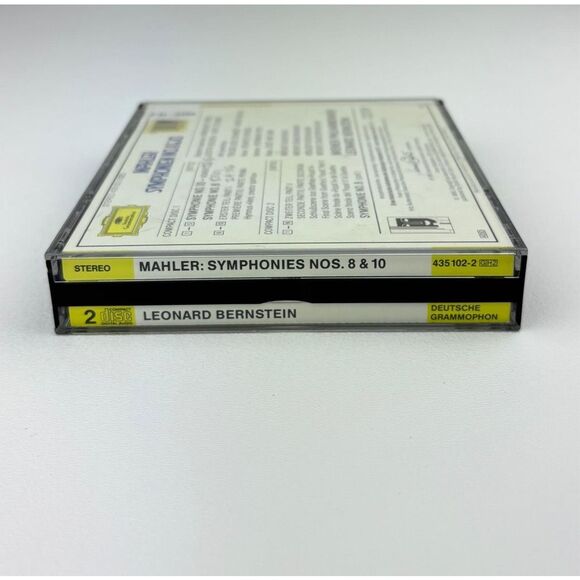 Bernstein MAHLER Symphony No. 8 & 10 - 2 CD Box Set DGG Deutsche Grammophon FE25 - Picture 3 of 8